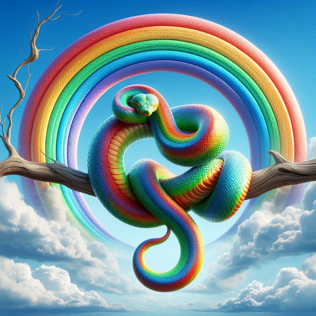 夢世紀的造物主-彩虹蛇Rainbow Serpent