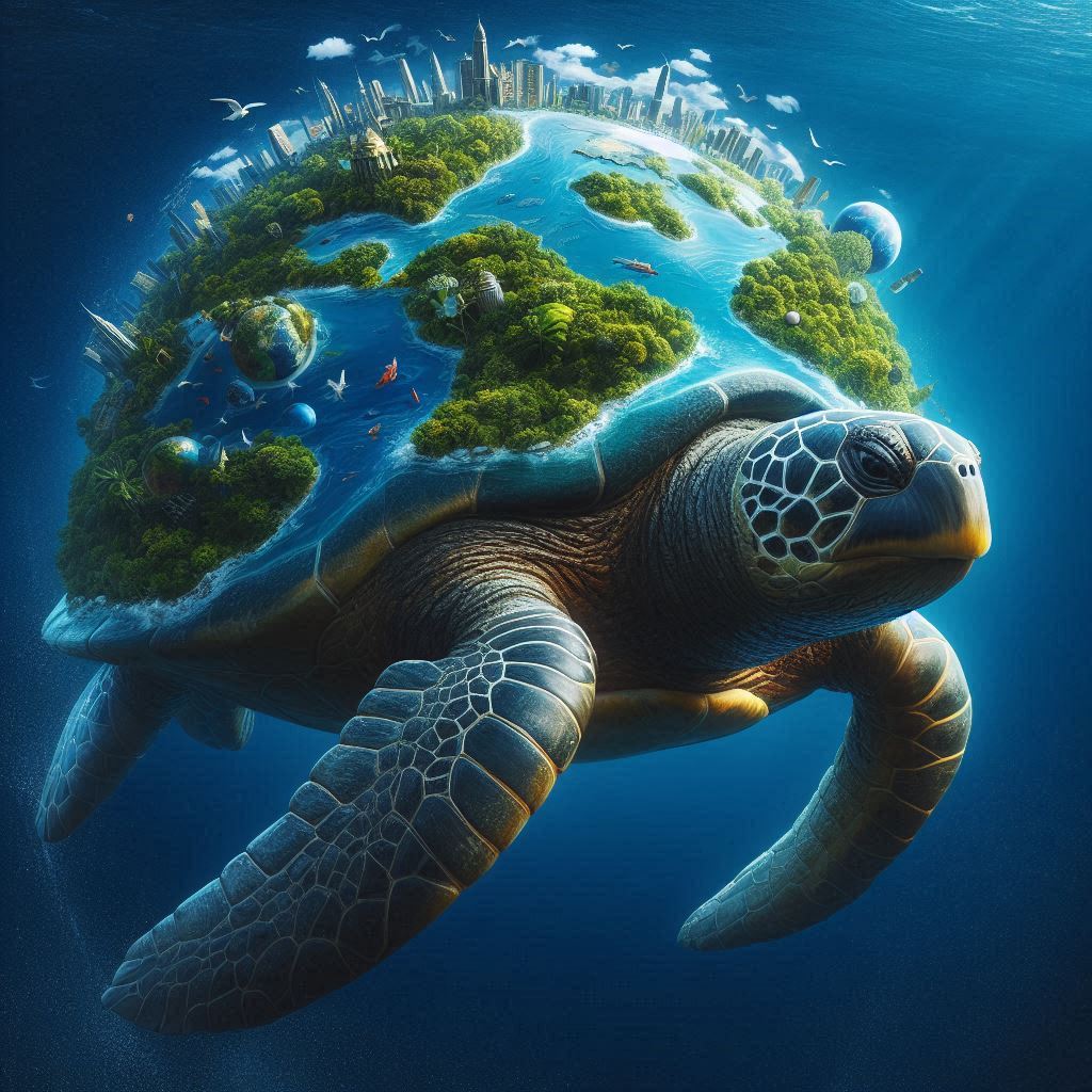 承載世界重量-世界龜World-bearing Turtle