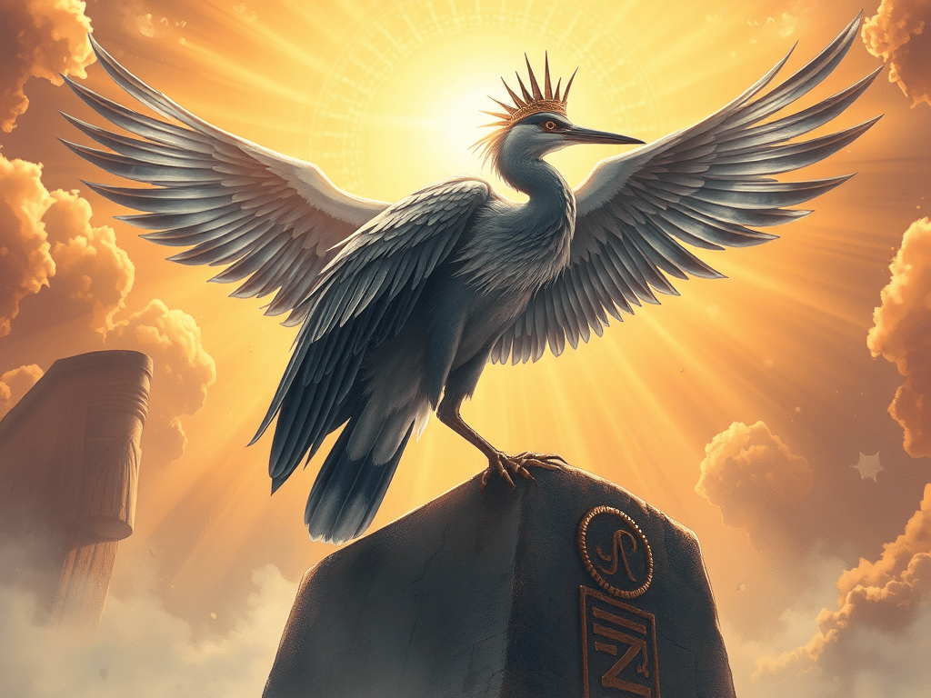 埃及的不死鳥-貝努鳥Bennu